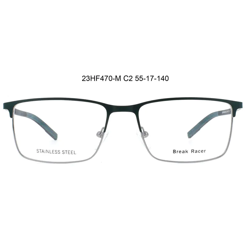 Waarom zou u voor uw bril een metalen frame met tweekleurige rubberen tips kiezen?